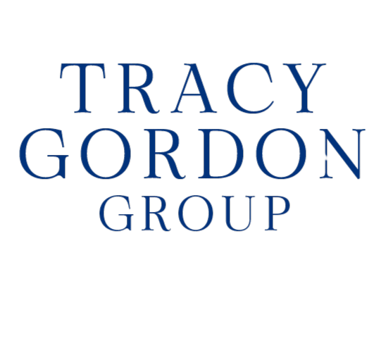 Tracy Gordon Group logo in dark blue letters.