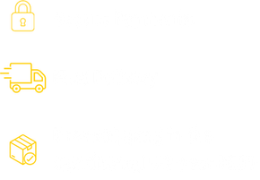 Secure Payments, Fast Delivery and Free shipping in the Continental US over $200