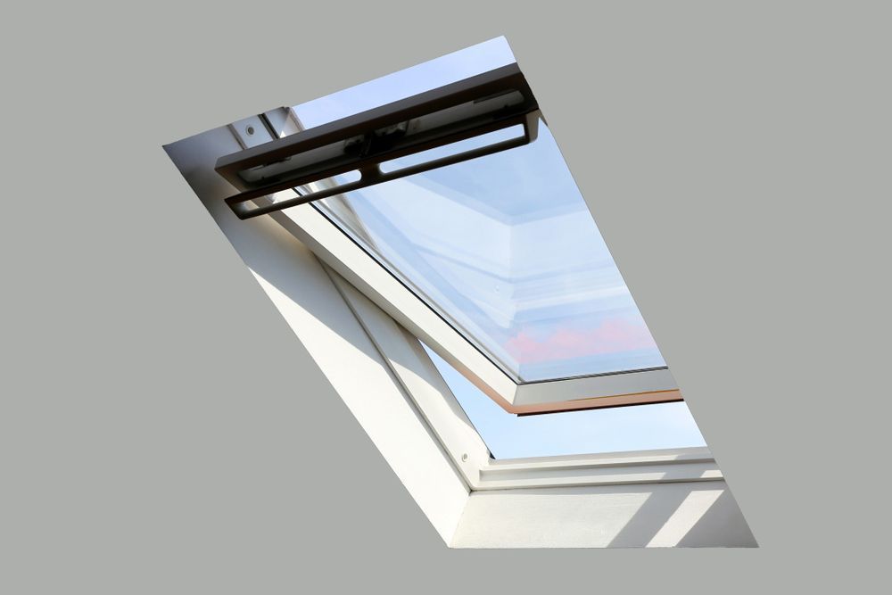 A picture of a skylight with the window open — Bradshaw Plumbing & Roofing Pty Ltd In Rural View, QLD
