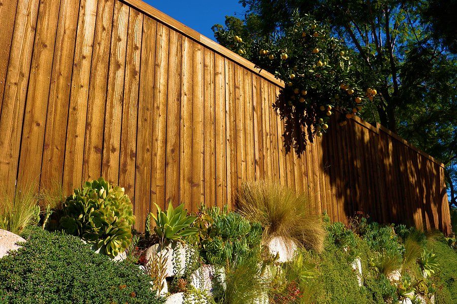 newly constructed wooden fencing in Mission Viejo