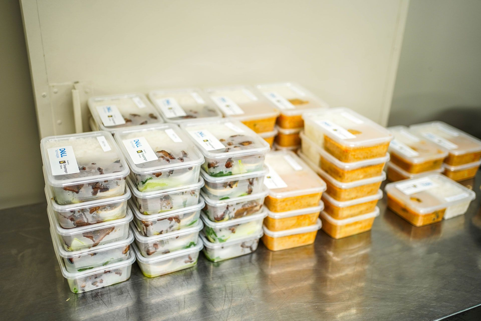 Thai Pothong Lunch Box is prepared for delivery to customer's office