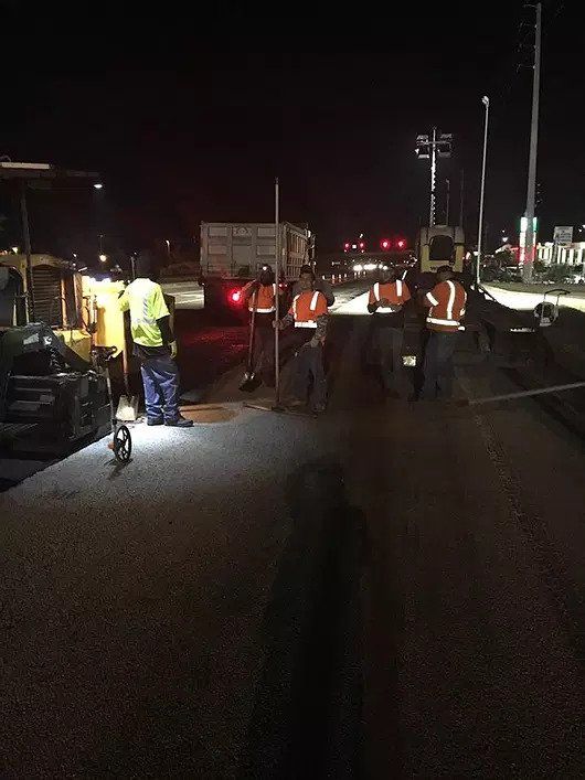 Night Construction — St Ocala, FL — D & D Asphalt Paving & Repair