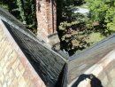 Before: Replace Valley, Chimney Saddle & Parapet Wall Flashing