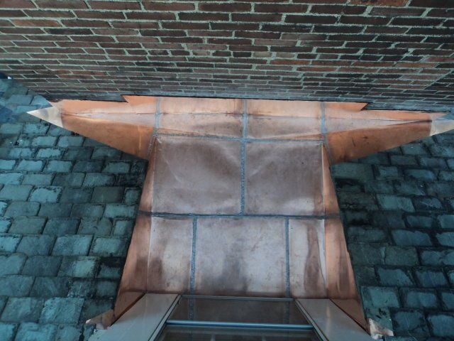 Window Apron with Chimney Saddle