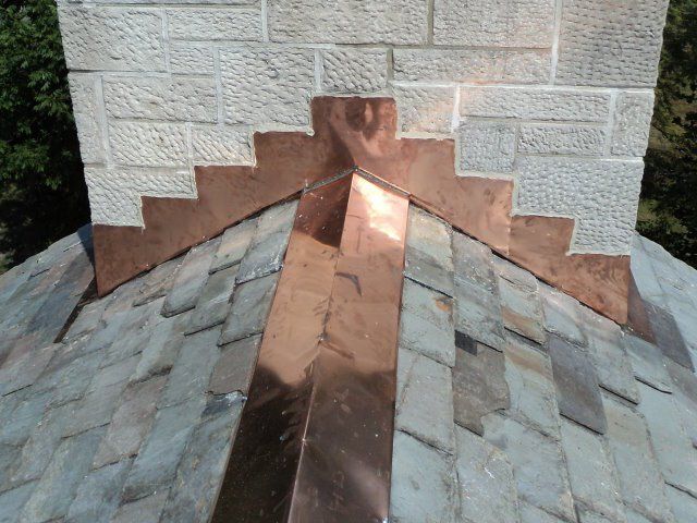 Ridge Cap & Chimney Wall Flashing