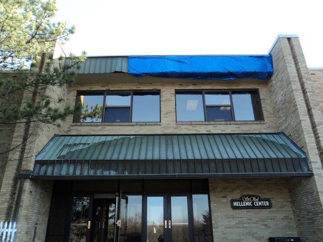 Before: Awning Rooftop Replacement