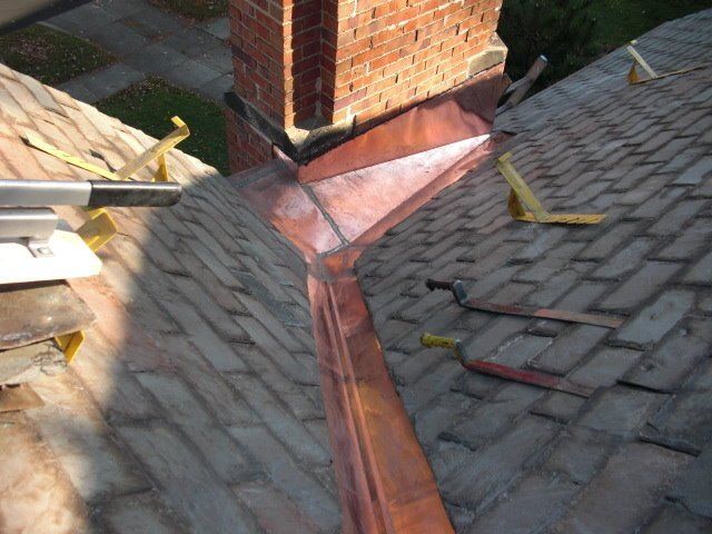 Copper Valley and Chimney Flashing