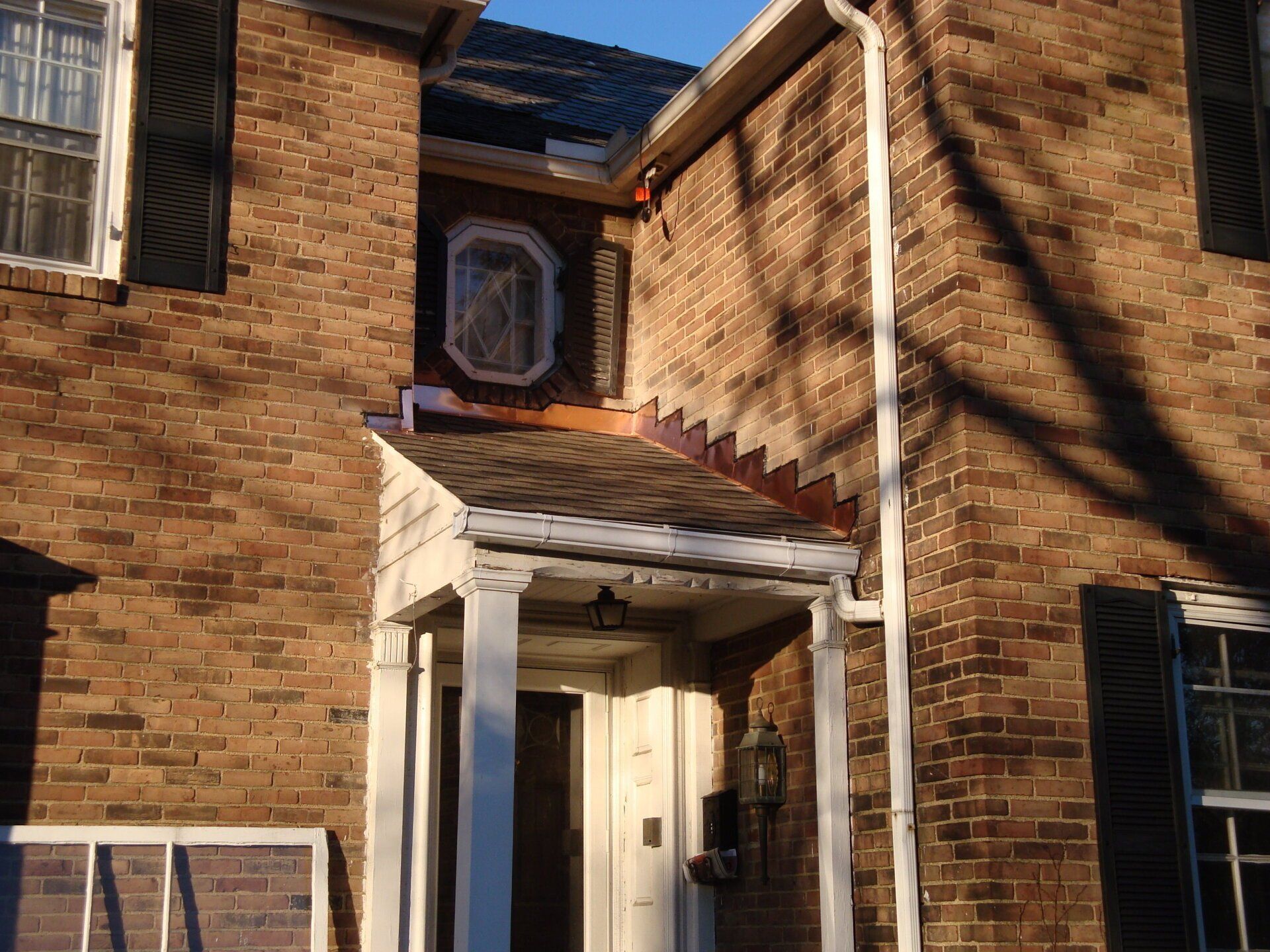 Copper Wall Flashing