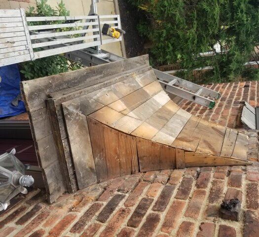 Before: Custom Copper Awning