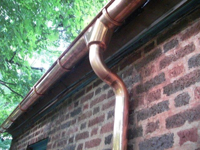 1/2 Round Copper Gutter System