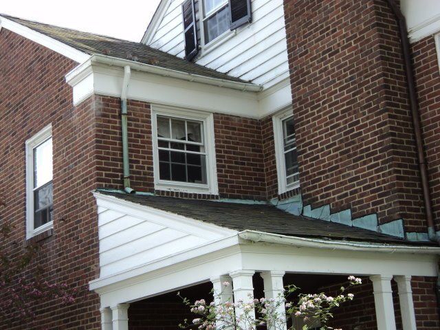 Before: Chimney Flashing, Wall Flashing & Gutter Replacement