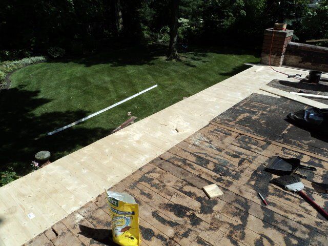 Before: Garage Rooftop Replacement