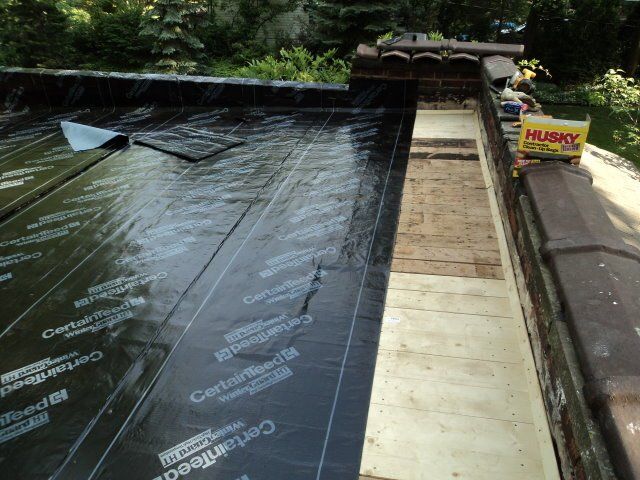 Work in Progress: Replace Damaged Wood & Install Ice Guard