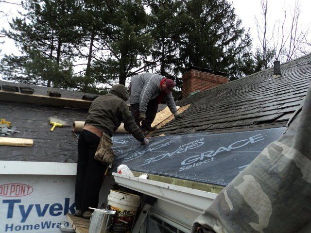 Install Ice Guard Under Slate for Ice Dam Protection