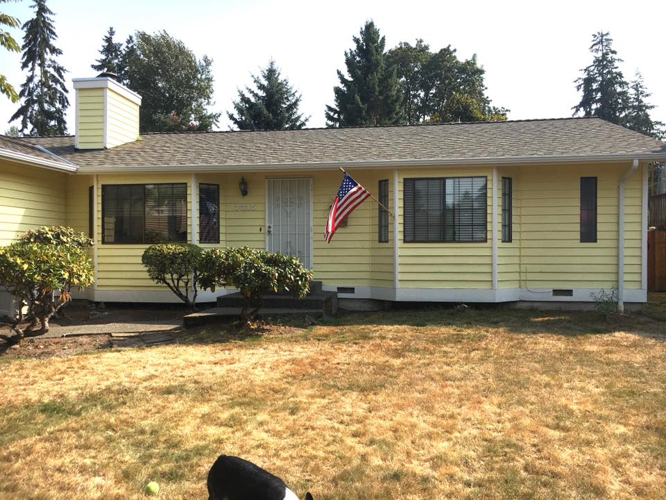 Before Residential House Window Renovation — Tukwila, WA — Bel-Red Windows & Doors