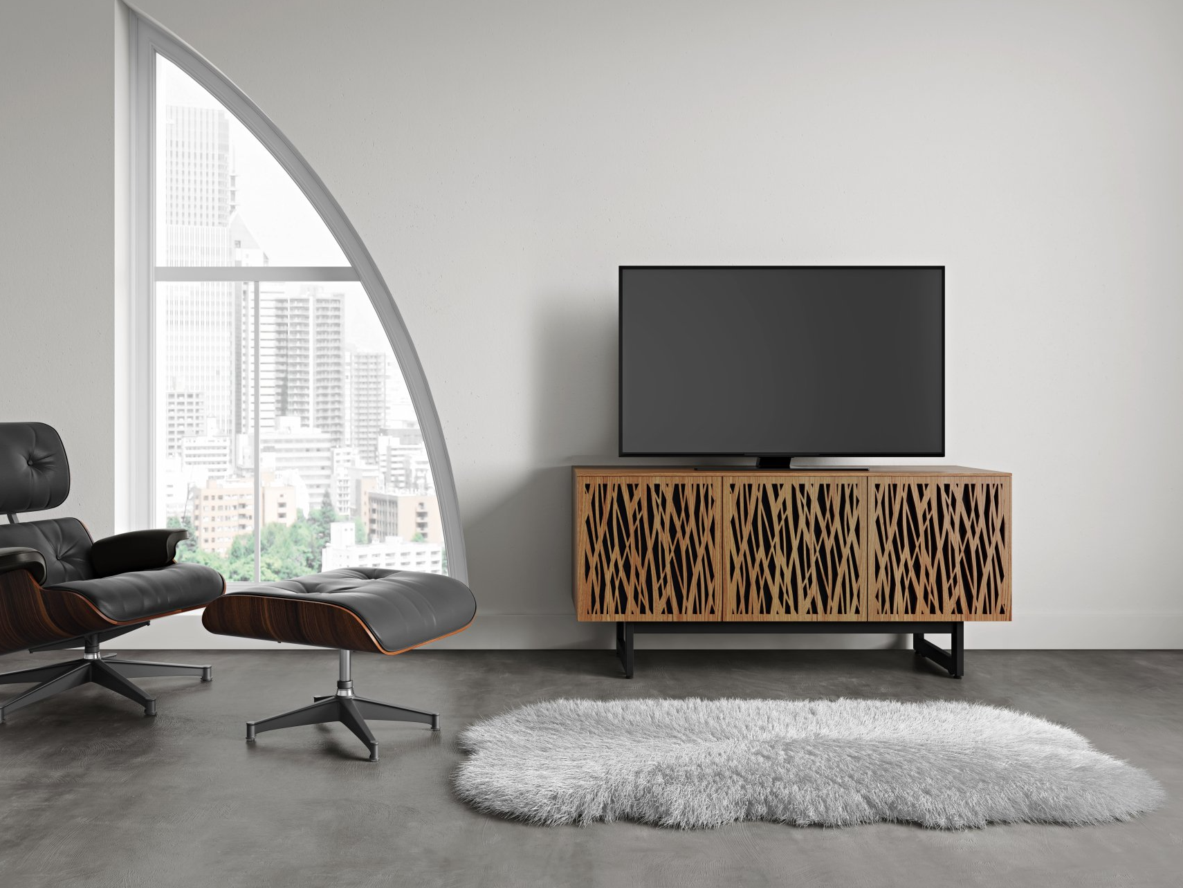 Elements 8777-ME Media Cabinet & TV Console | BDI Furniture