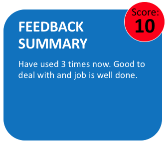 Repeat customer. Still happy.