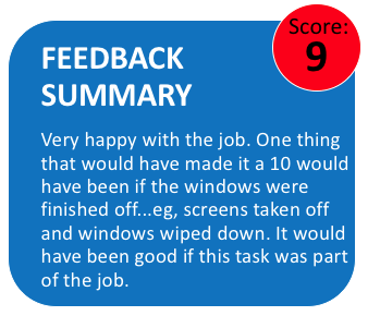 Five Star Service - Good Work, Extras Were Not Quoted On.
