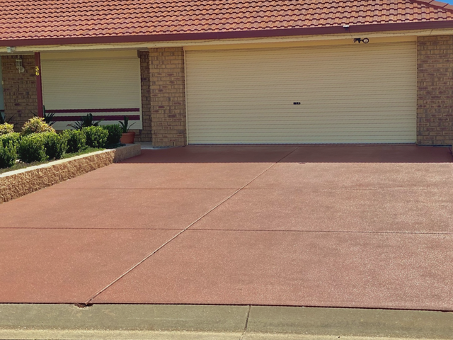 concrete sidewalk paint colors