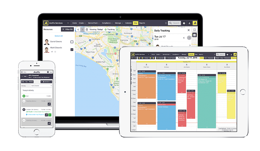 Jetclean uses the latest in job management software for mobile businesses.