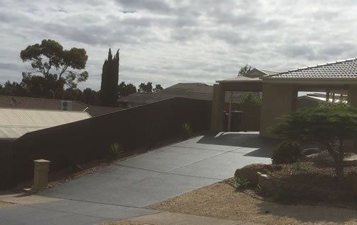 Colour sealing concrete, better than painting!