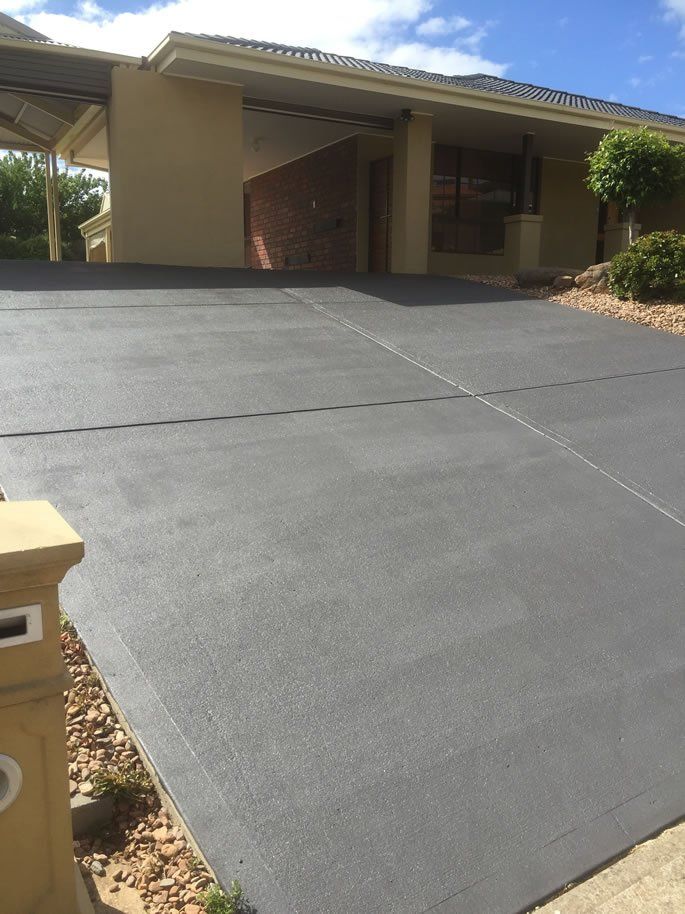 Colour sealing concrete, better than painting!