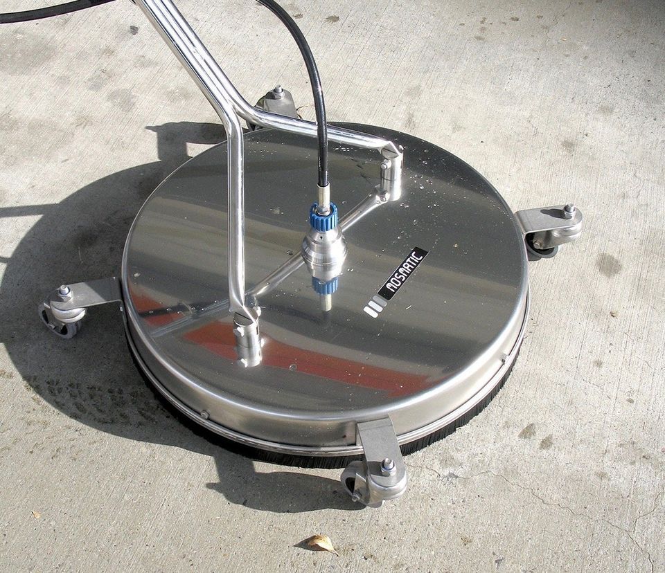A swiss-made rotary-jet high pressure cleaning tool that Jetclean technician's use on their jobs. 