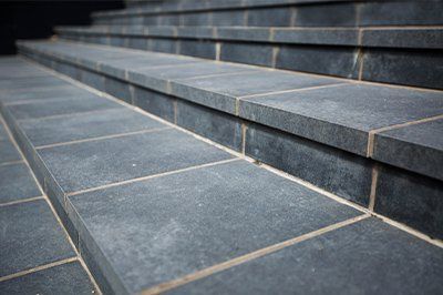 Bluestone steps that are about to  be re-sealed.