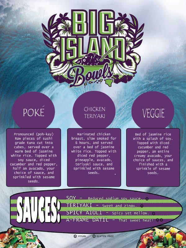 Big Island Bowls St. Augustine, FL Healthy Hawaiian Food