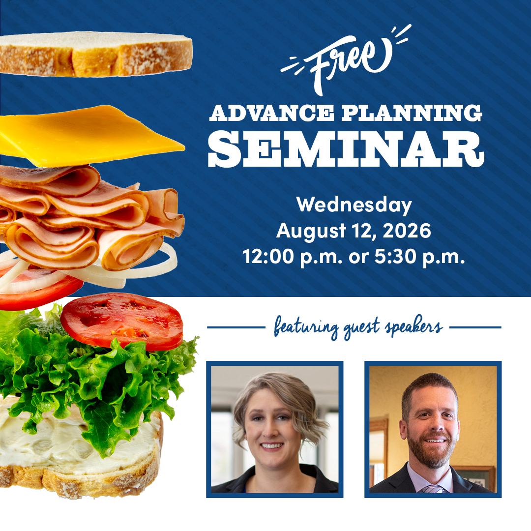 a plate of sandwiches on a table with the words lunch & learn on it