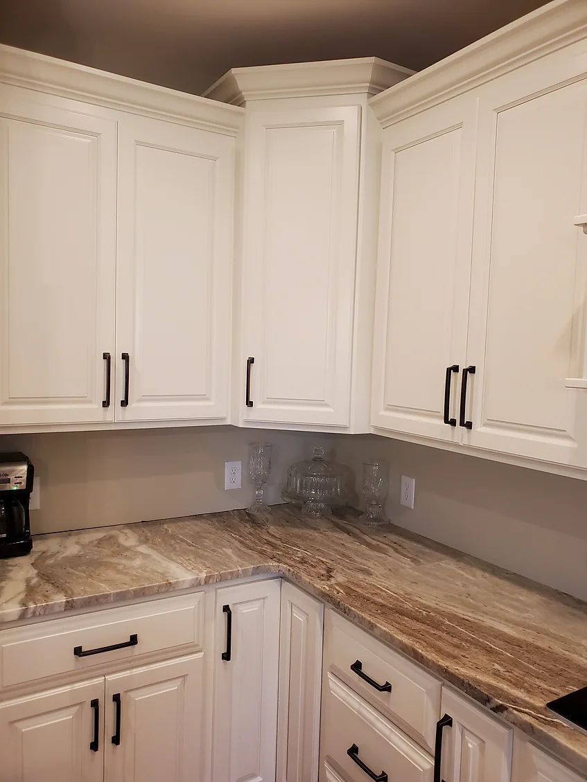 Corner Cabinet — Pleasureville, KY — Schrock's Country Kitchens & Furniture