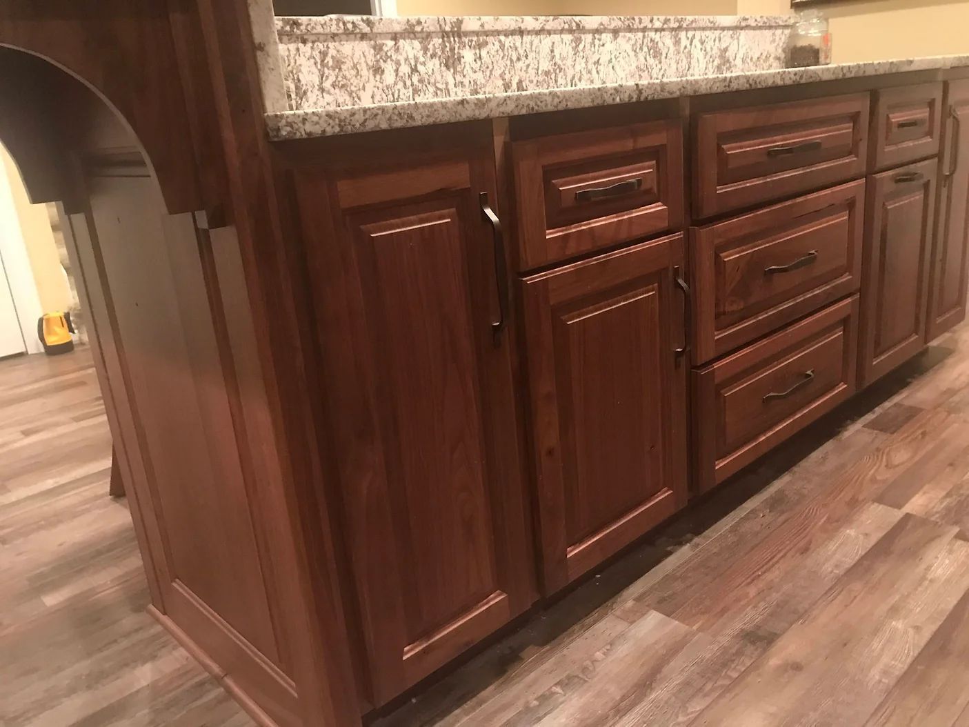 Dark Wood Cabinet — Pleasureville, KY — Schrock's Country Kitchens & Furniture