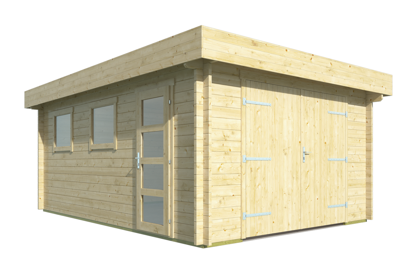 Garage Marketta Onbehandeld 536x380x238cm