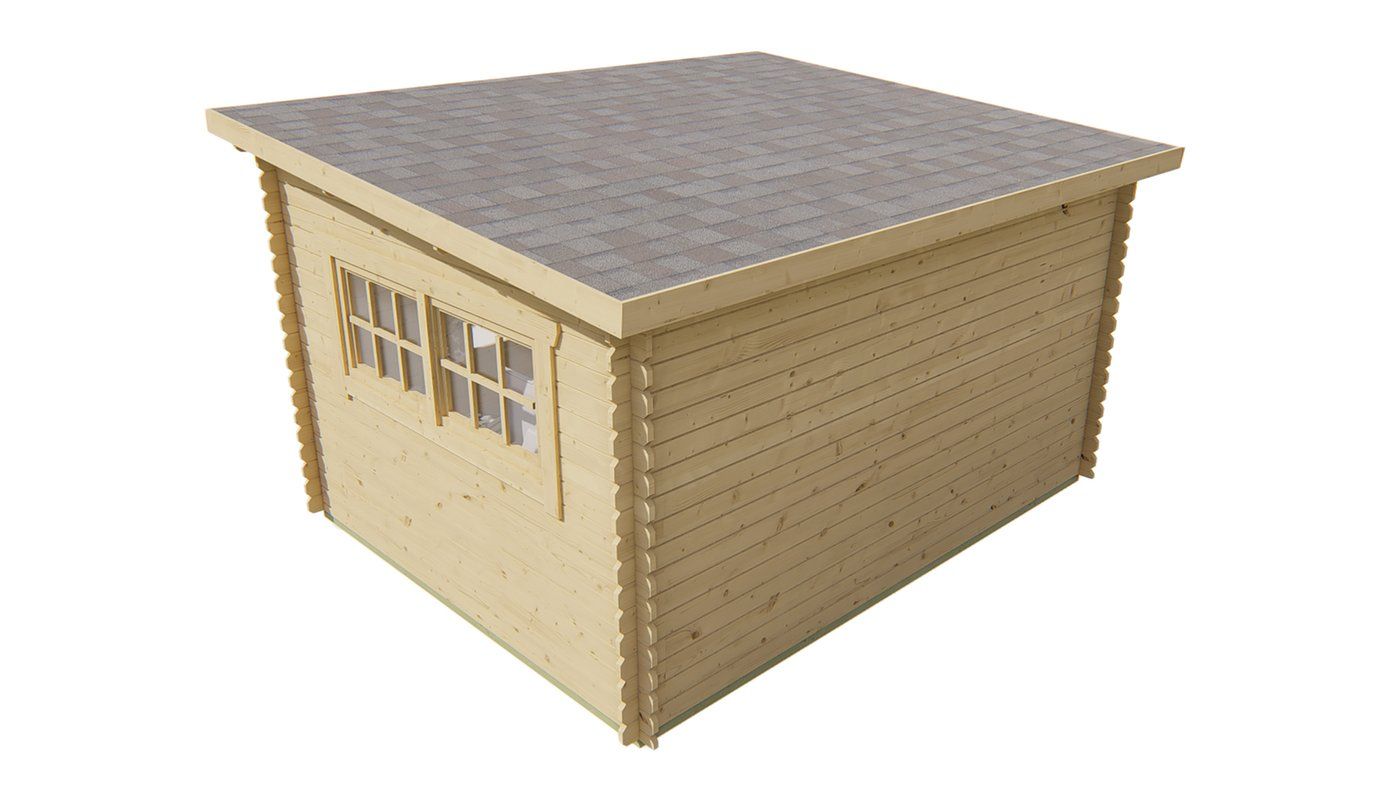 Blokhut Loya Onbehandeld 380x300x217cm