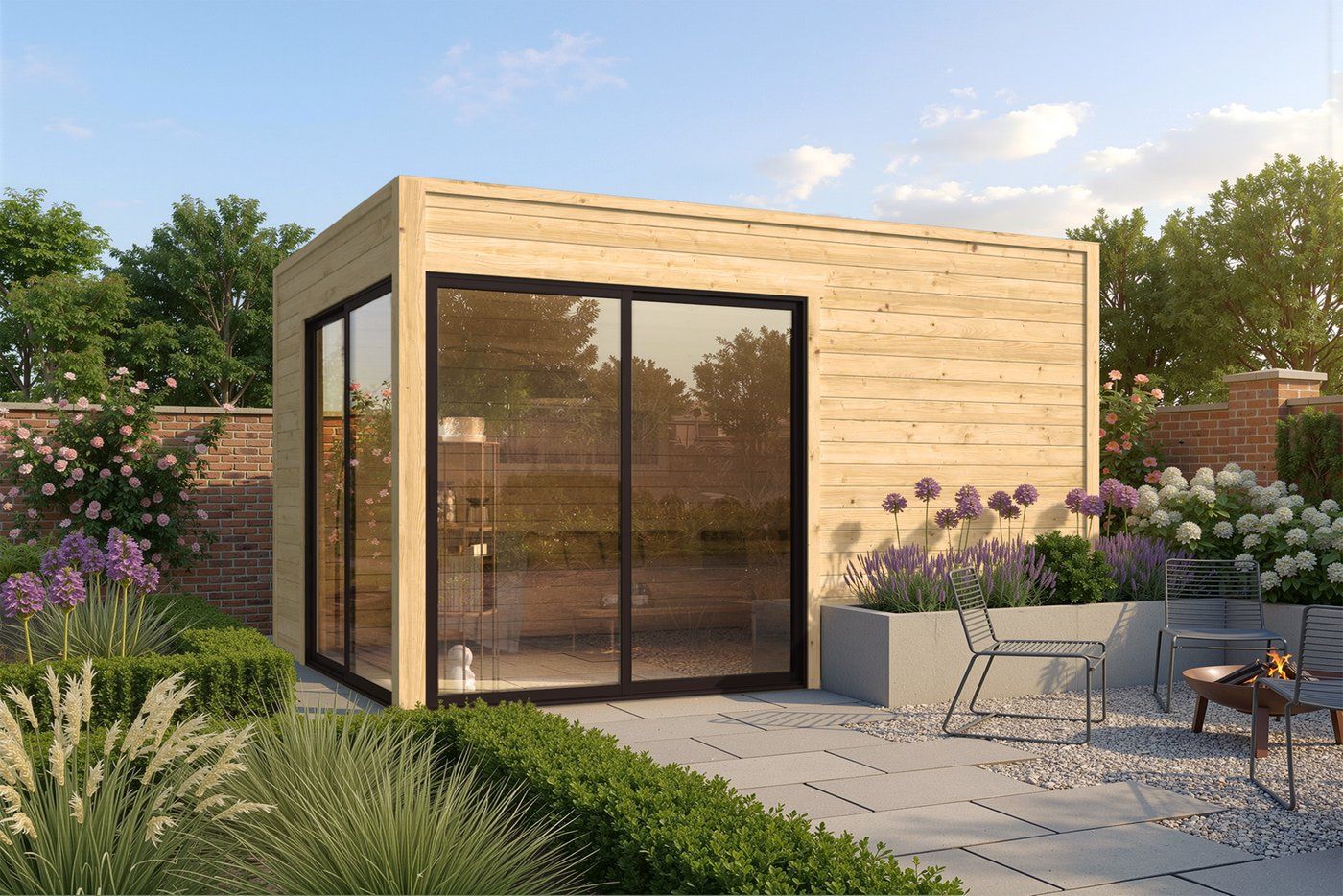 Tuinhuis Rico Onbehandeld 400x300cm