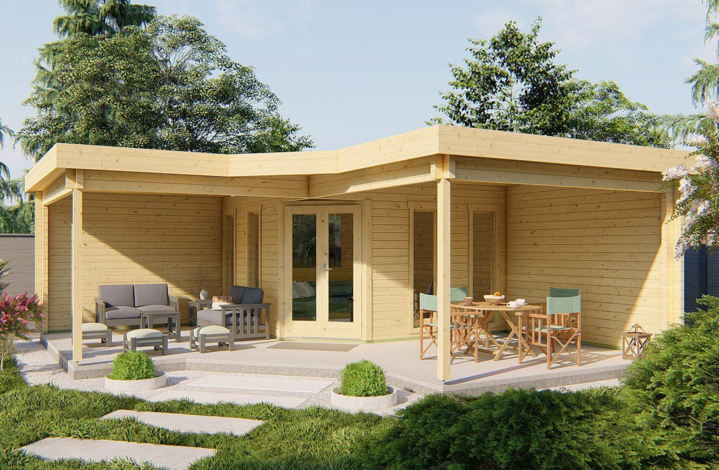 Blokhut Bridgend Onbehandeld 678x678x229cm