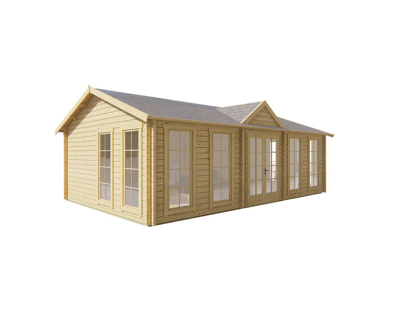 Blokhut Dunmore Onbehandeld 820x520x331cm