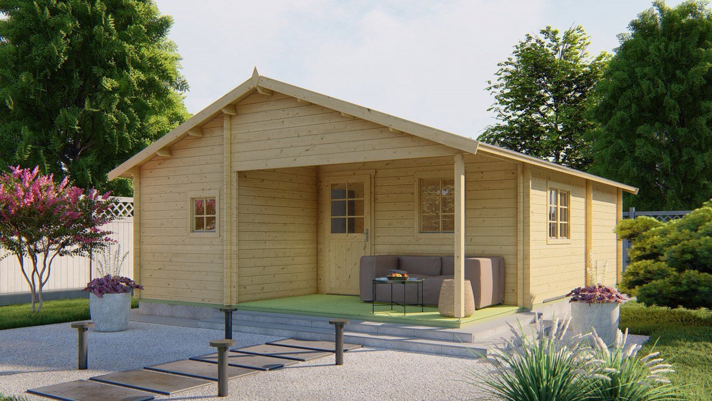 Blokhut Javea Onbehandeld 595x808cm