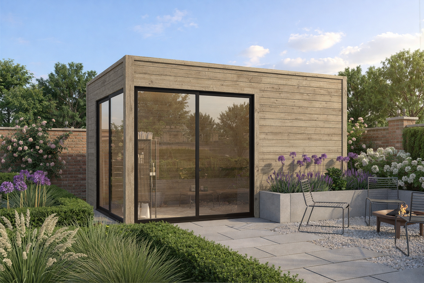 Tuinhuis Rico Honinggeel 400x300cm