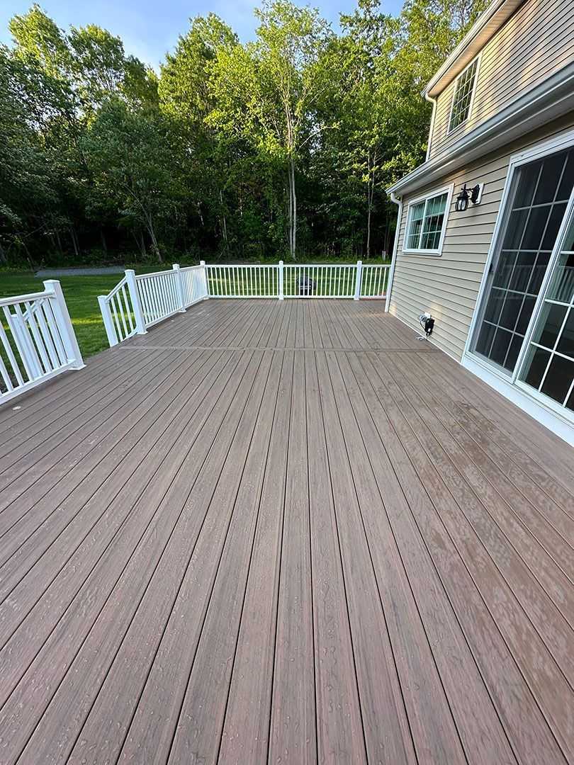 outdoor space builders ct deck project