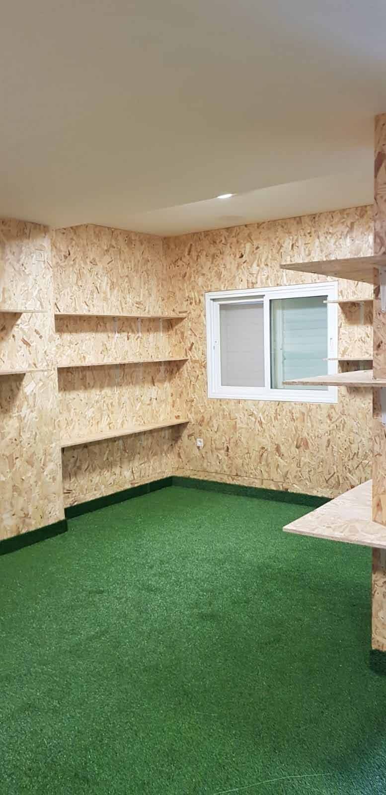 חיפוי קירות עם OSB