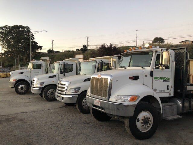 Row of Trucks — Stone in South San Francisco, CA