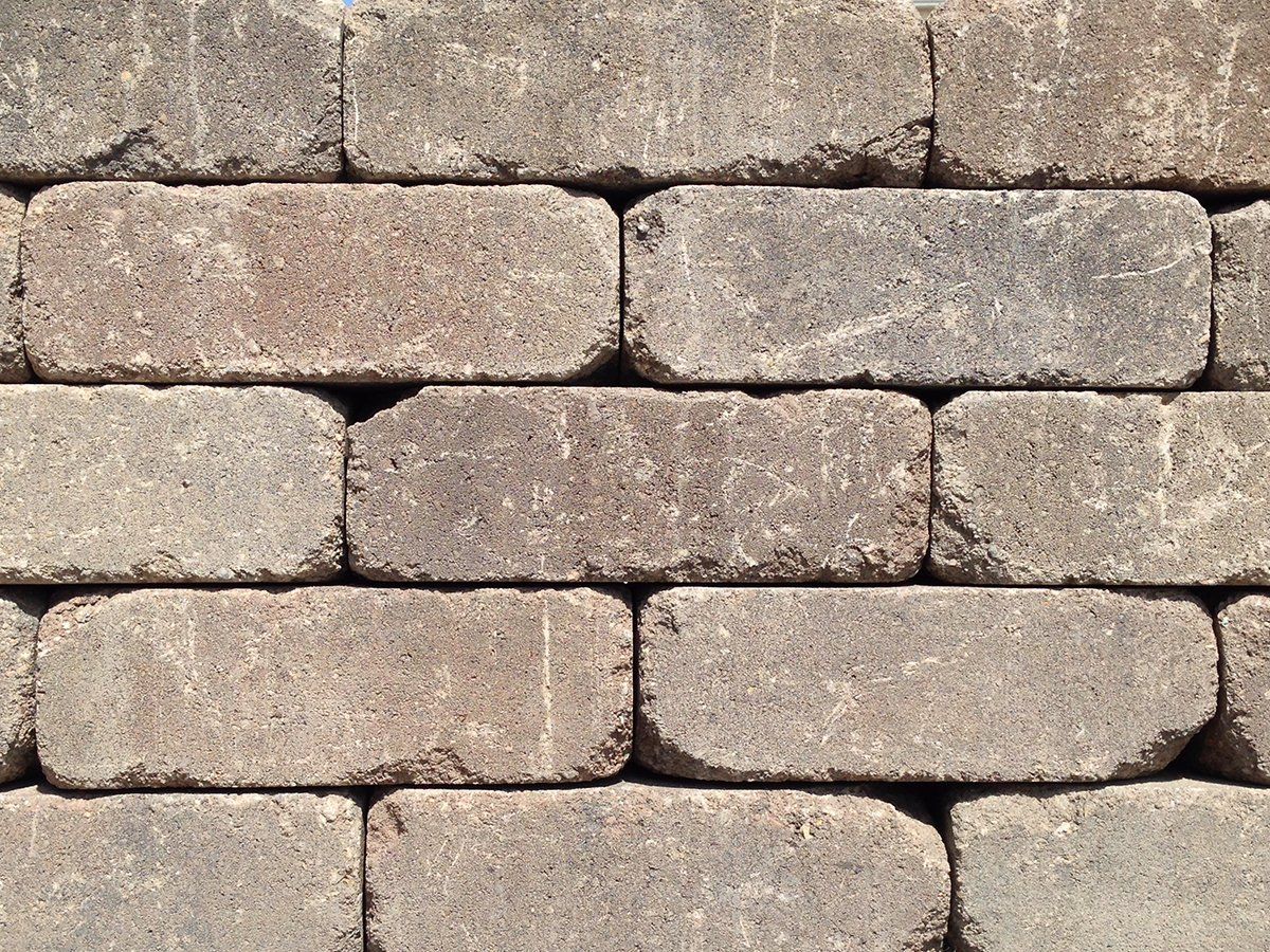 Brown Beige Charcoal Roman Stone — Bricks in South San Francisco, CA