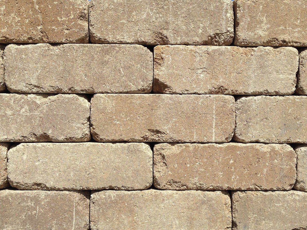 Cream Tan Brown Roman Stone — Bricks in South San Francisco, CA