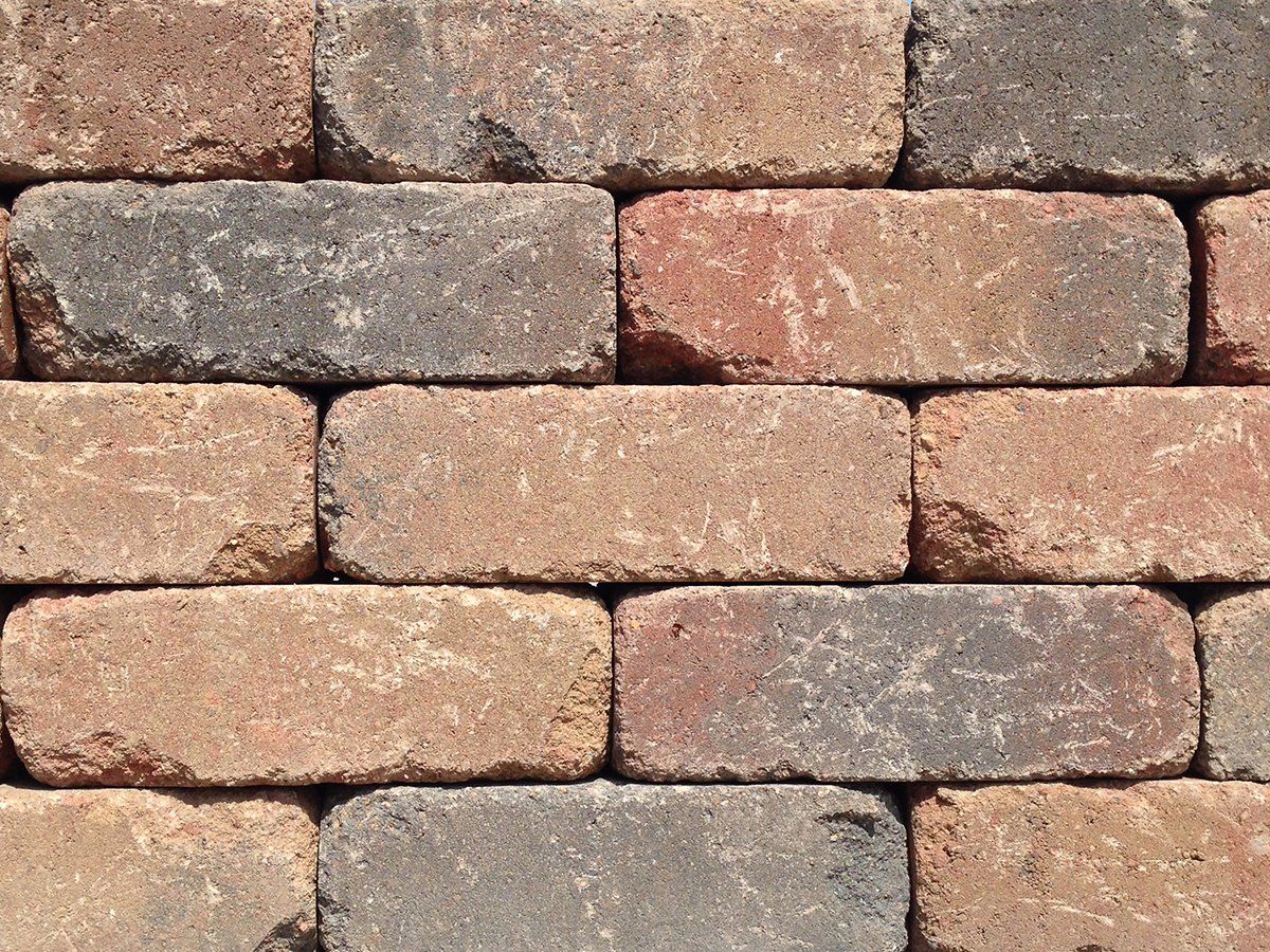 Tan Red Charcoal Roman Stone — Bricks in South San Francisco, CA