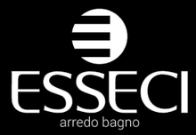 Logo ESSECI in bianco su sfondo nero con la scritta 