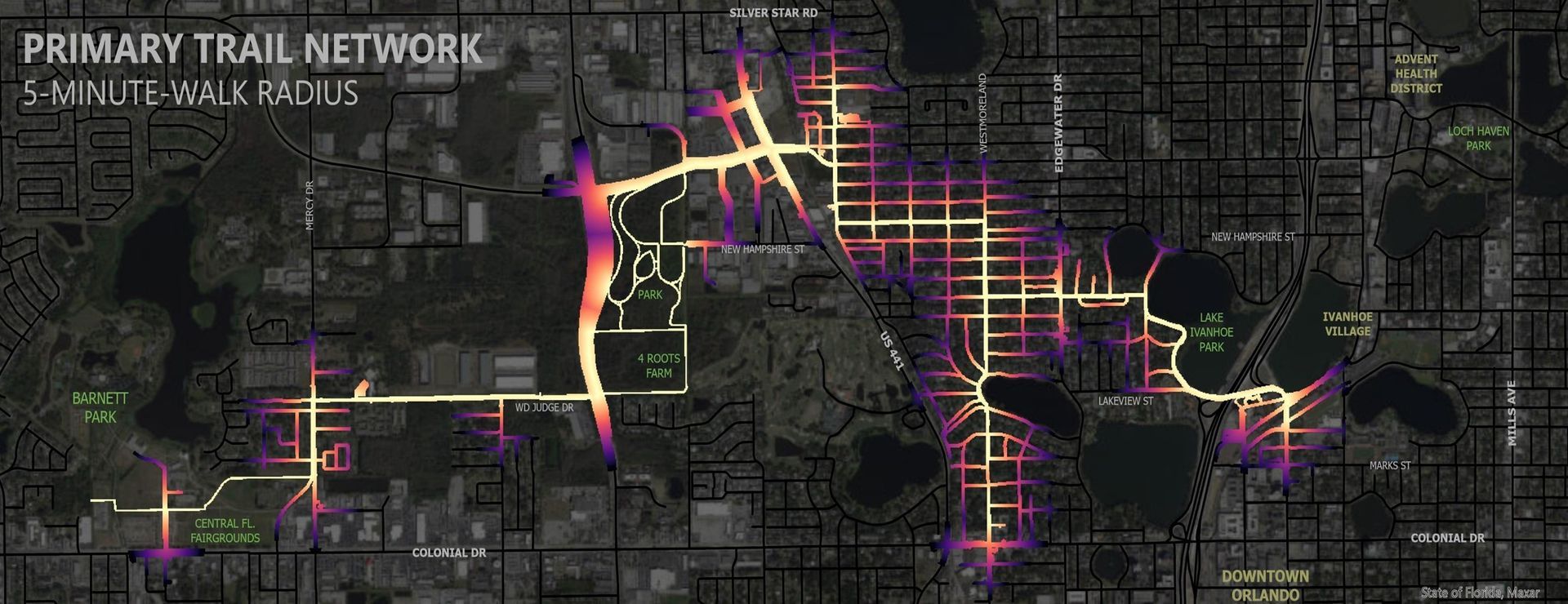 Packing District Active Transportation Map