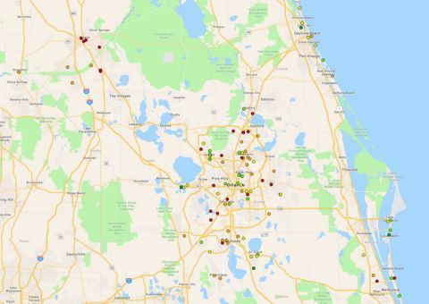 Best Foot Forward Crosswalk Map