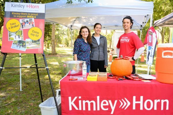 Kimley-Horn’s booth at BIKE 5 2022, supporting safer streets and active transportation!
