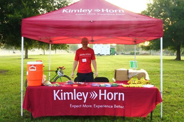 Kimley-Horn’s booth at BIKE 5 2022, supporting safer streets and active transportation!